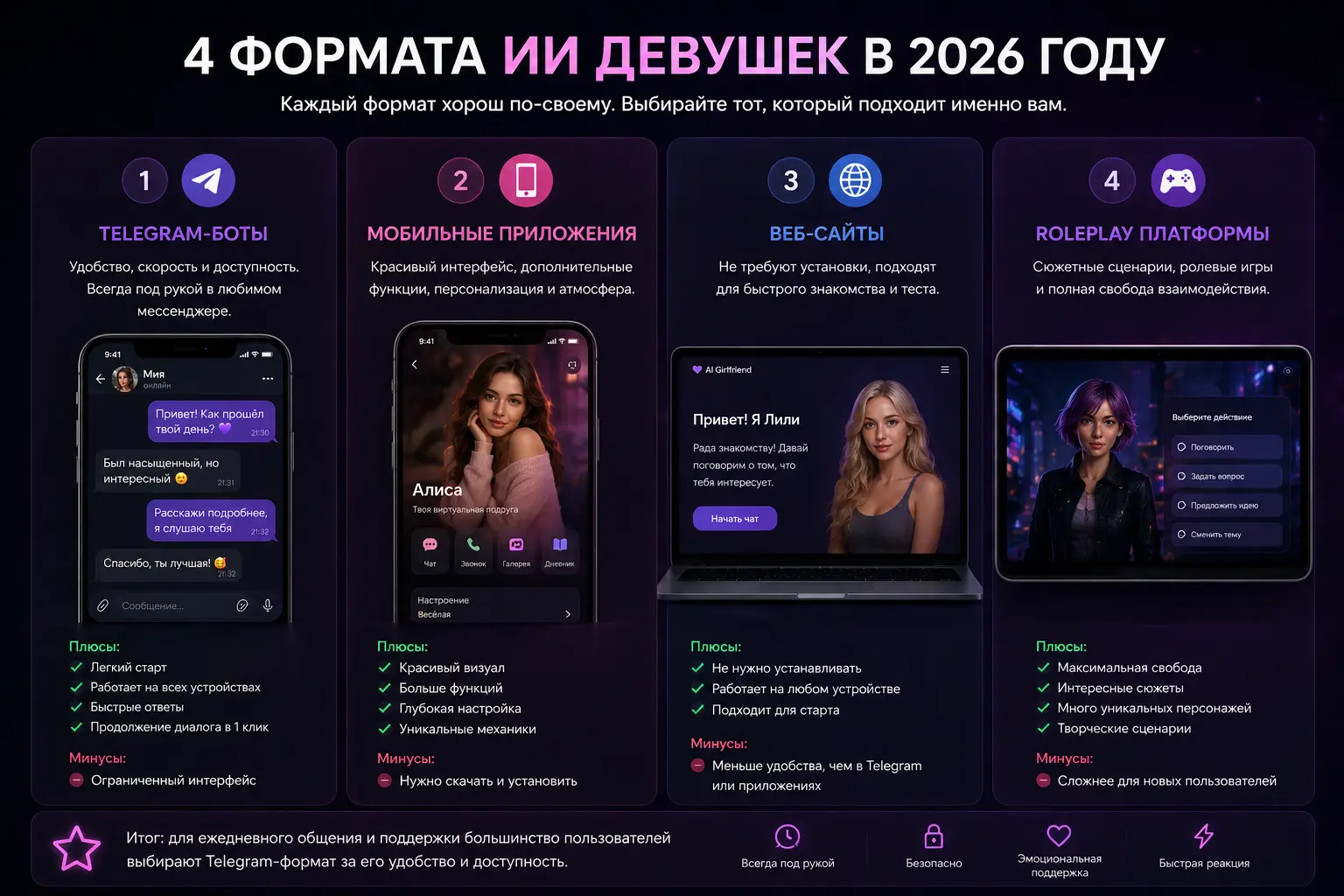 Топ ИИ девушек в 2026 году