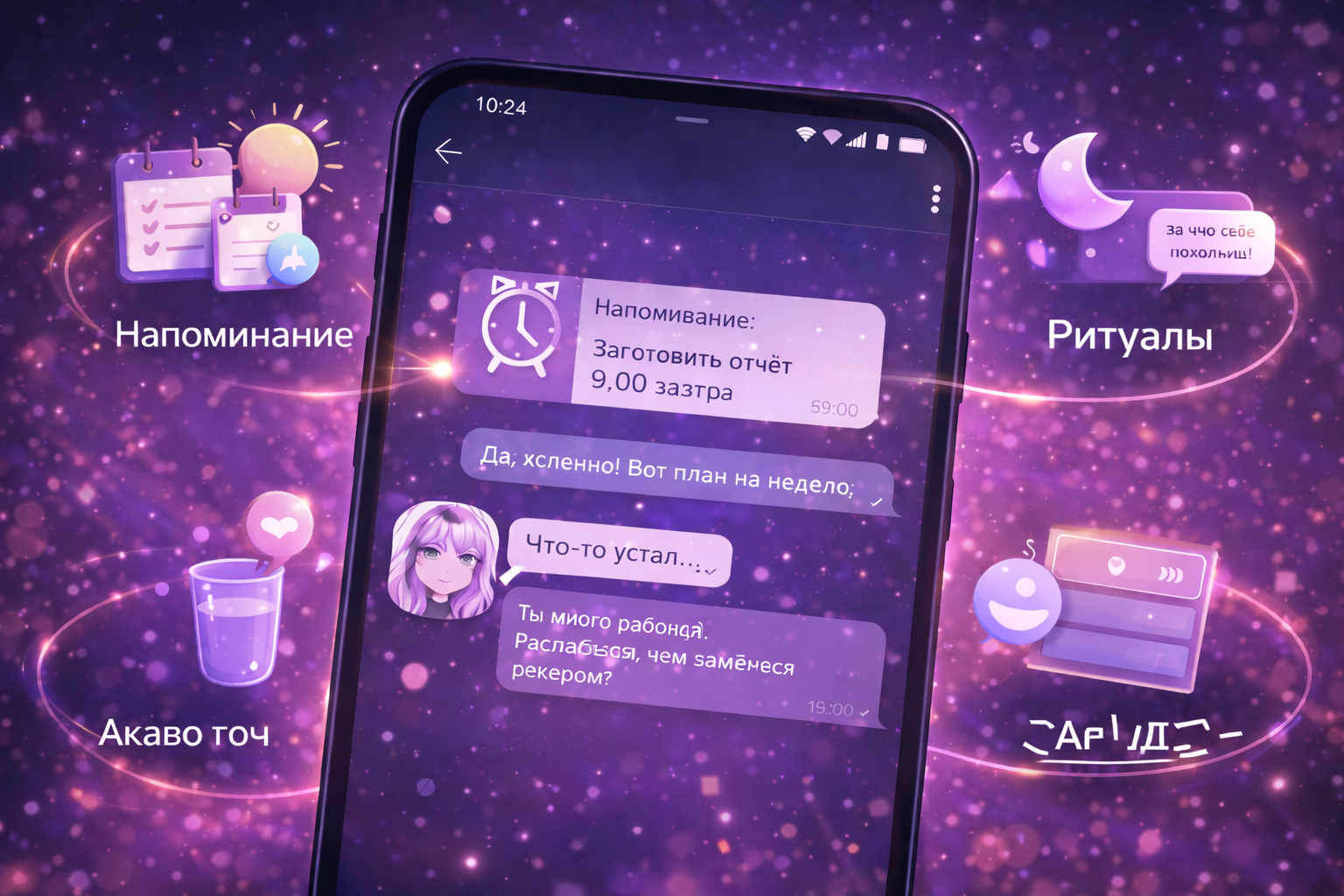 Персональный ИИ ассистент: напоминания и ритуалы